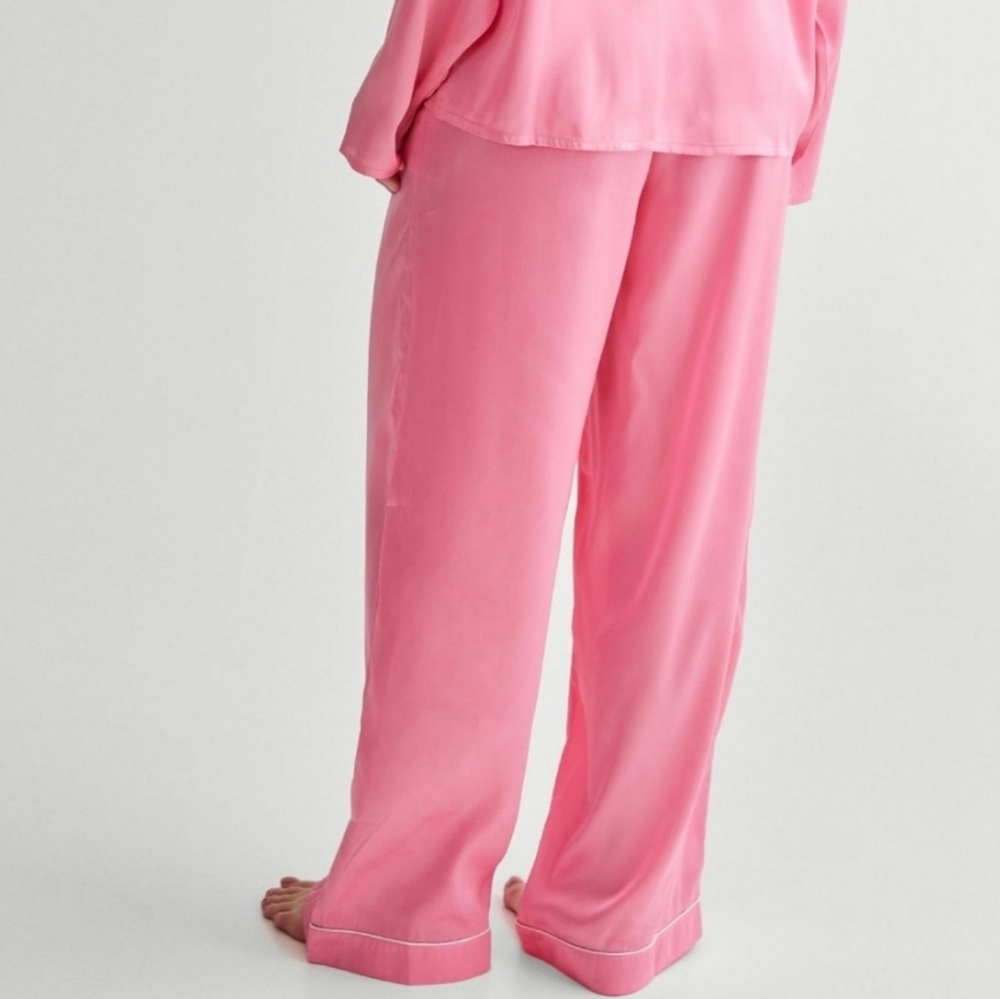 Nasty Gal Satin Embroidered Western Boot Pajama Set Sze 4 & Size 10 - Picture 2 of 8